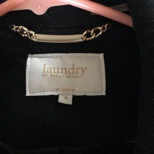 Laundry black Aline coat